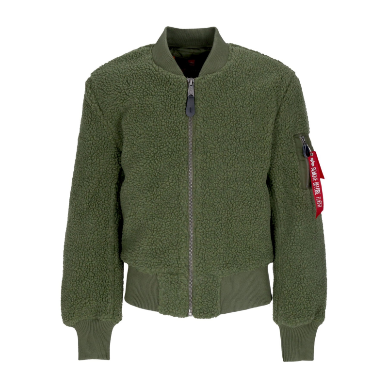 Ma-1 Teddy Sage Green Herrenbar