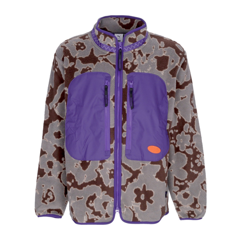 Herren-Polarfleecejacke X P.a.m. Bear Cloudburst Aop