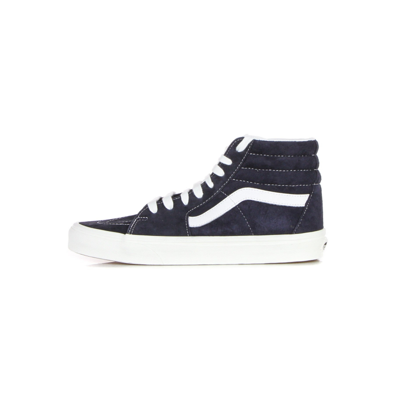 Sk8-hi hoher Herrenschuh (Schweinswildleder), mittelblau/weiB