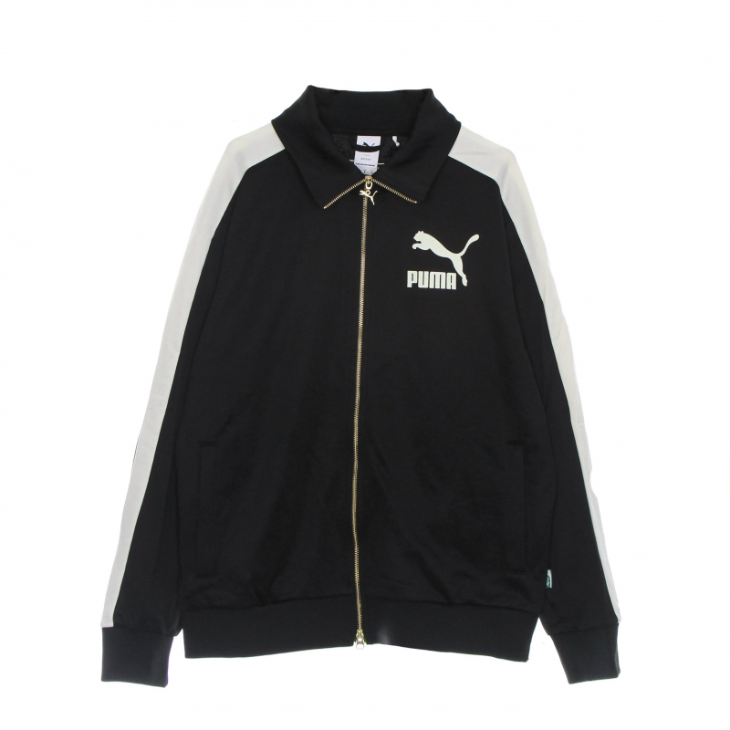 Die Neverworn T7 Tracktop Herren-Trainingsjacke in Schwarz