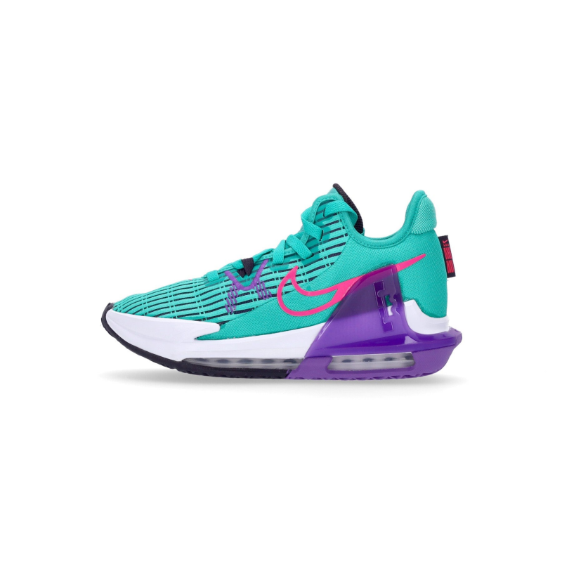 Lebron Witness Vi Herren-Basketballschuh Clear Emerald/Hyper Pink/Wild Berry