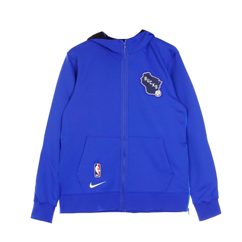 Leichtes Herren-Sweatshirt mit Kapuze und ReiBverschluss Nba Therma Flex Showtime City Edition Milbuc