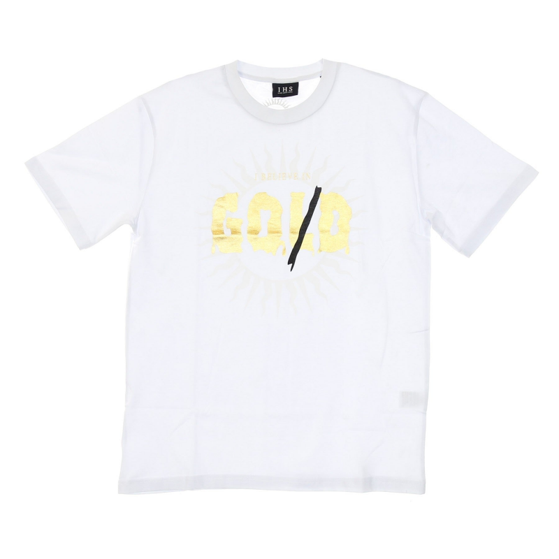 Herren T-Shirt God Gold Tee WeiB