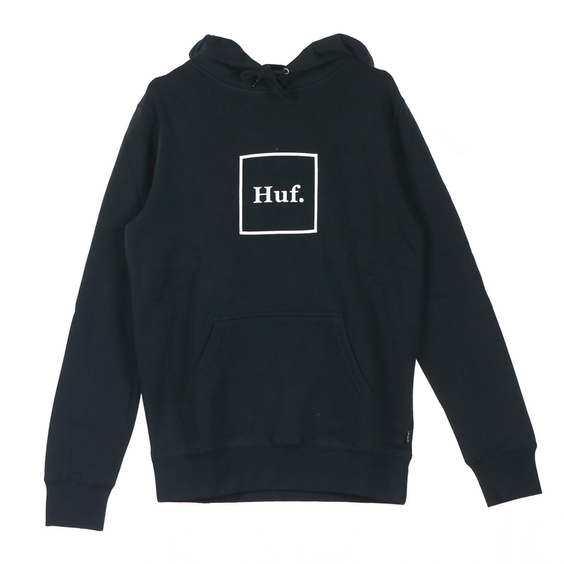 Box Logo Herren Kapuzenpullover Schwarz
