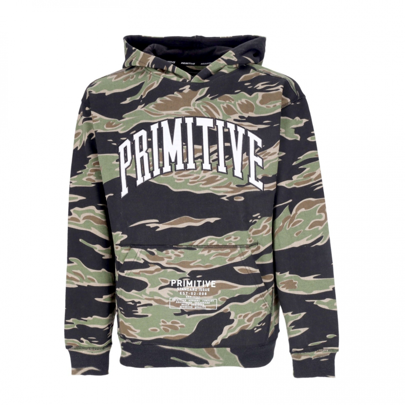 Herren Kapuzenpullover Tiger Hoodie Camouflage