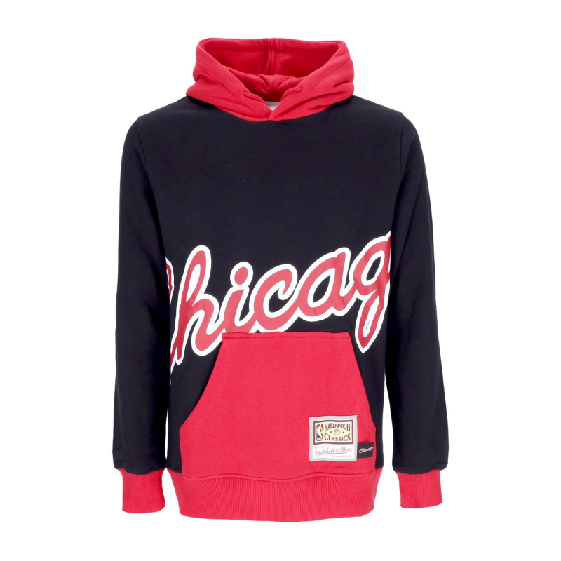 Herren Kapuzenpullover Nba Big Face Hoodie 5.0 Hardwood Classics Chibul Schwarz