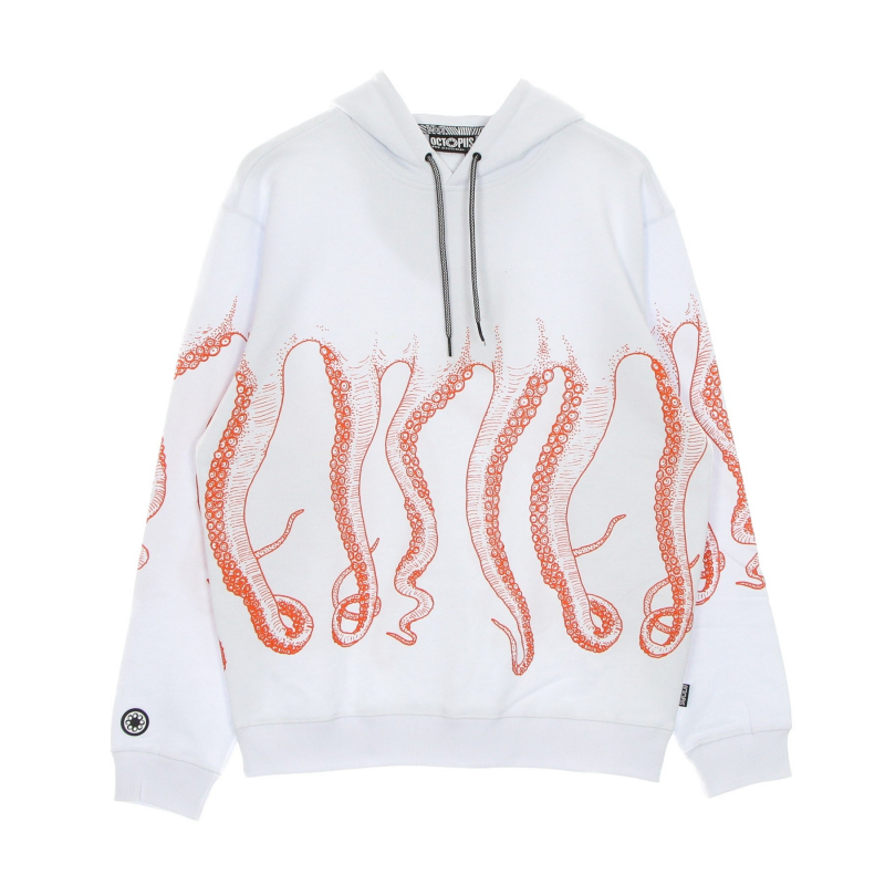 Leichtes Herren-Sweatshirt mit Kapuze Outline Hoodie WeiB