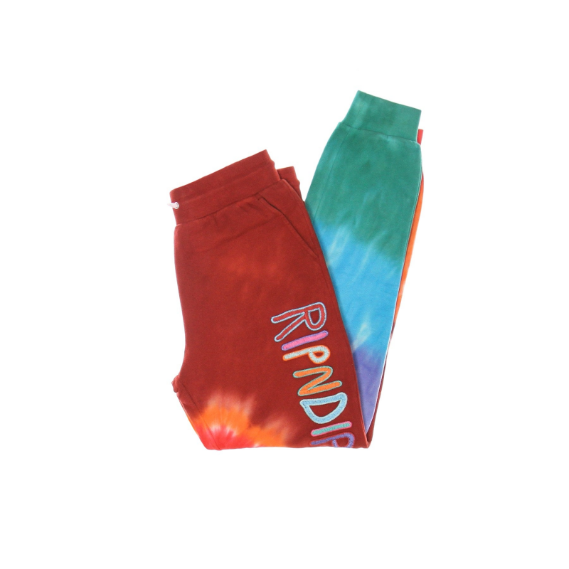 Leichte Trainingshose Herren Og Prisma bestickte Jogginghose Tie Dye Red