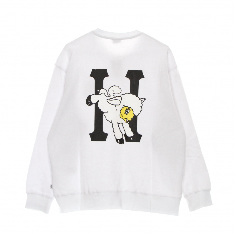 Beflocktes Classic H Crew Damen-Sweatshirt mit Rundhalsausschnitt