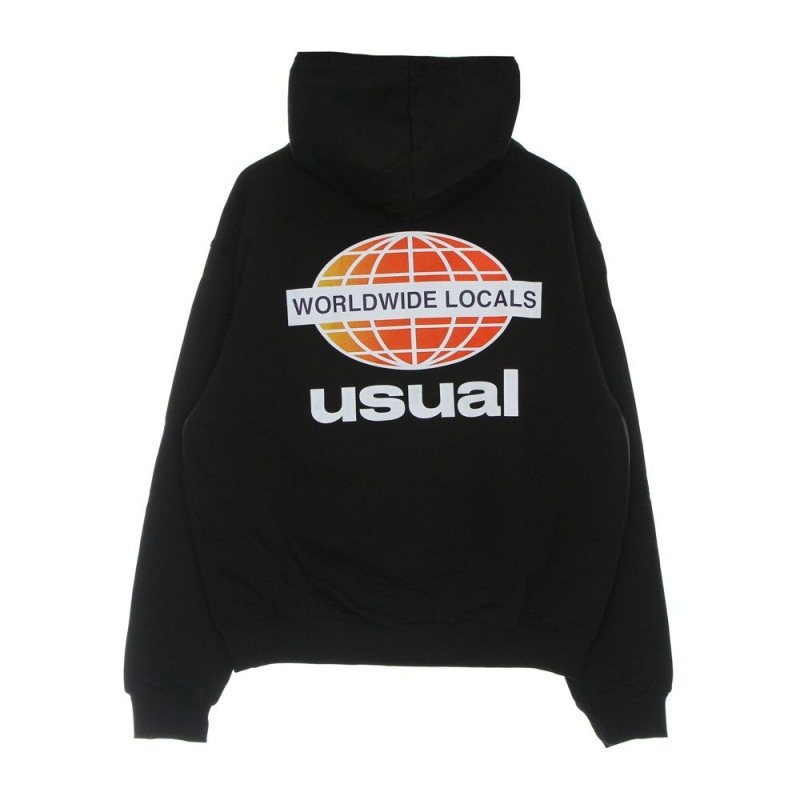 Leichter Herren-Hoodie Wwl Gradient Hoodie Schwarz