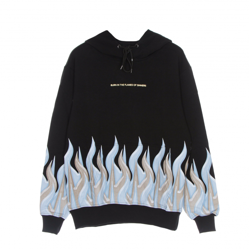 Herren Leichte Hoodie New Flames Hoodie Schwarz