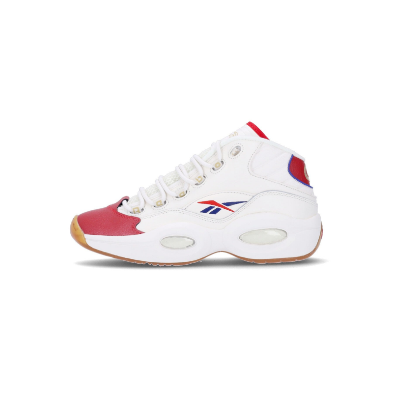 Herren-Basketballschuh Question Mid Chalk/Vector Red/Vector Blue