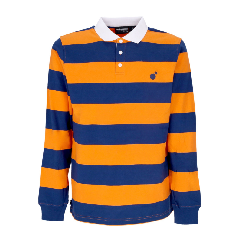 Pacific Herren-Langarmpolo L/s Rugby Navy