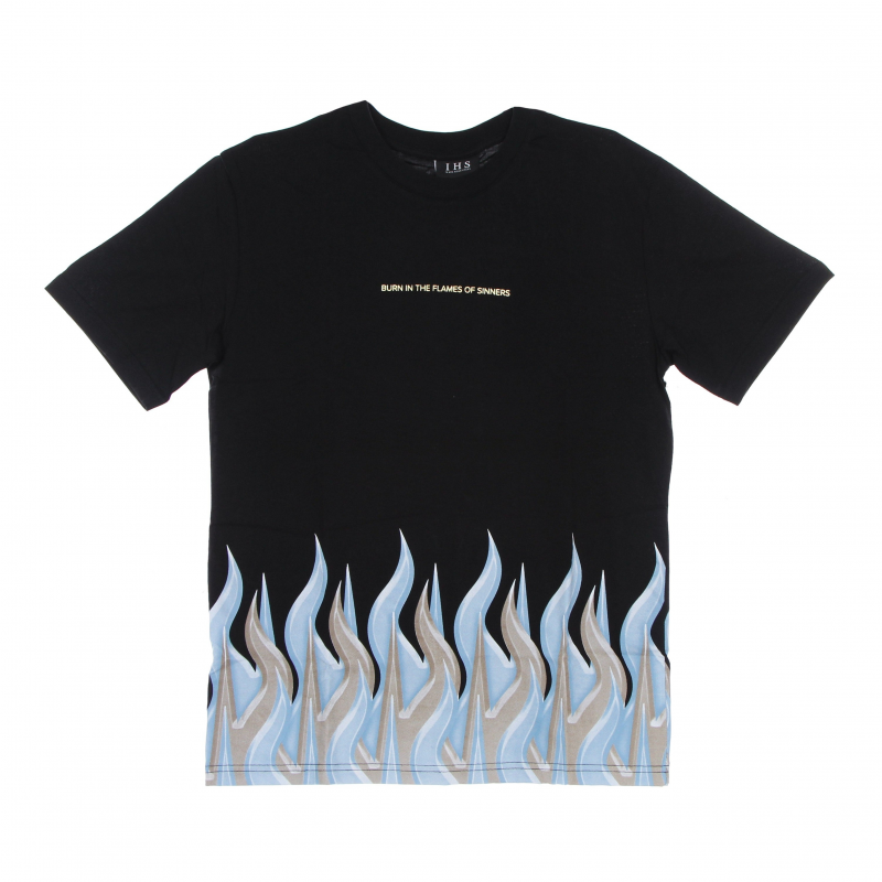New Flames Tee Schwarzes Herren-T-Shirt