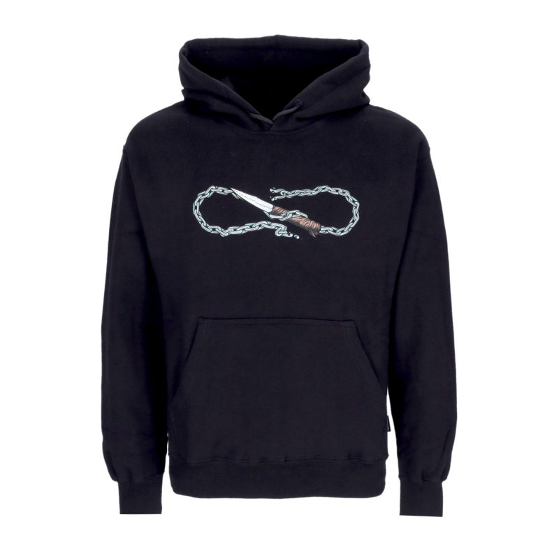 Herren Hoodie Logo Chain Hoodie Schwarz