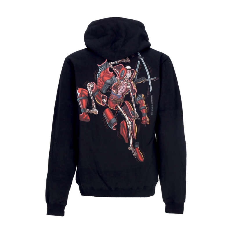 Deadpool Hoodie X Marvel X Nychos Schwarzer Herren-Hoodie