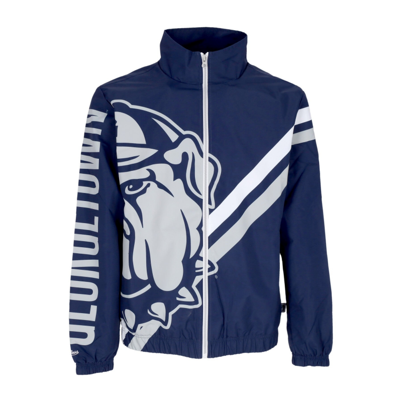Herren-Windbreaker NCAA Exploded Logo Aufwarmjacke Geohoy Navy