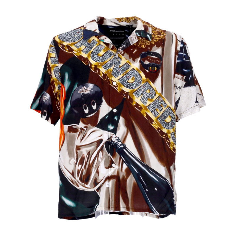 Memorabilia Woven Herren-Kurzarmhemd Multi
