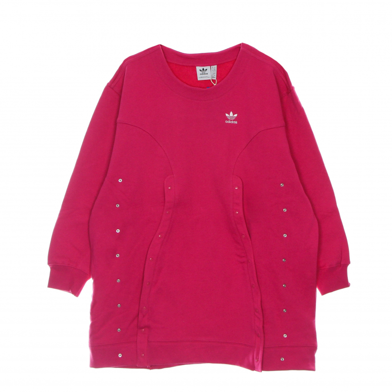 Damen Pulloverkleid Echt Magenta