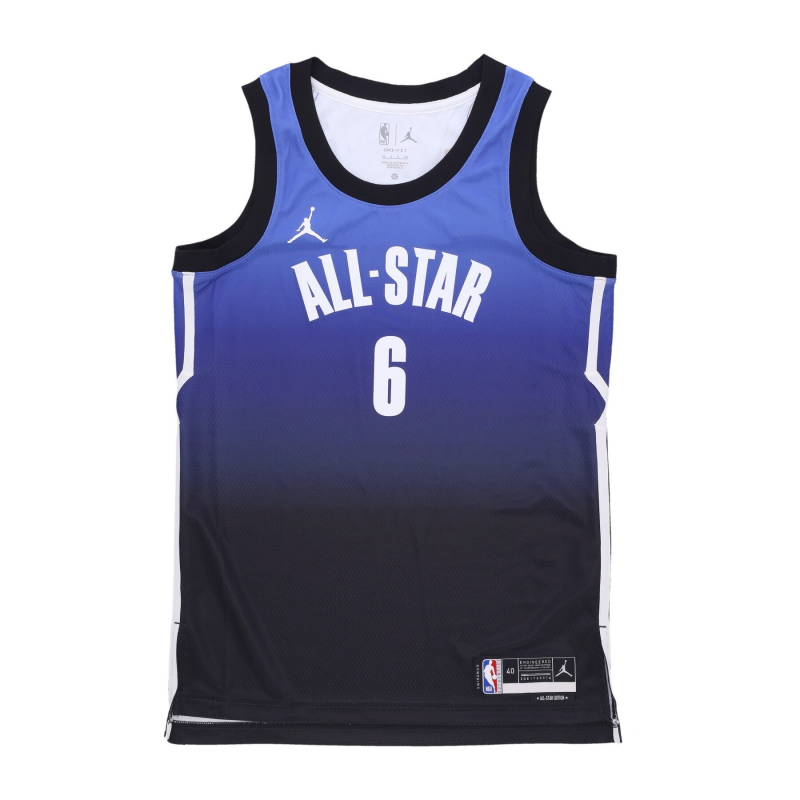 Herren-Basketball-Tanktop Nba Dri-Fit Swingman-Trikot Nr. 6 Lebron James All Star Game 23 Sapphire