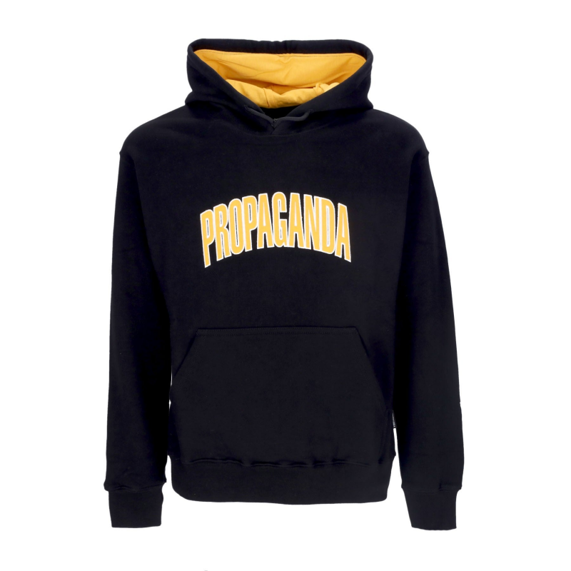 College-Hoodie fur Herren in Schwarz