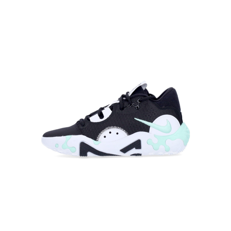 Herren-Basketballschuh Pg 6 Schwarz/Mintschaum/WeiB