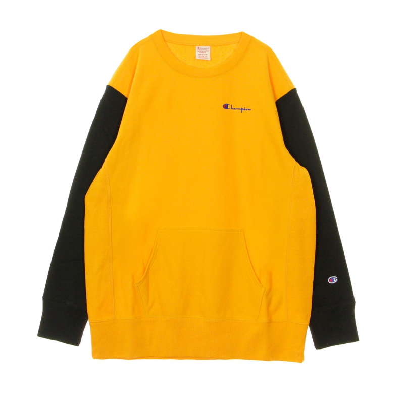 Leichtes Sweatshirt mit Rundhalsausschnitt, Herren-Sweatshirt mit Rundhalsausschnitt, Orange