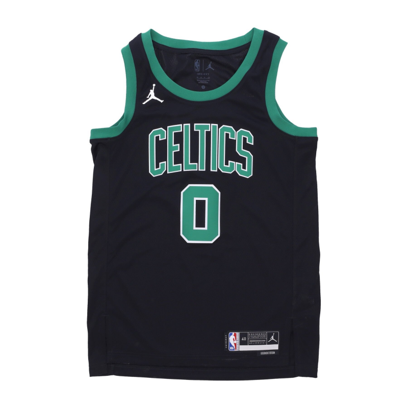 Herren NBA Statement Edition 22 Dri-fit Swingman Jersey Nr. 0 Jayson Tatum Schwarzes Tanktop