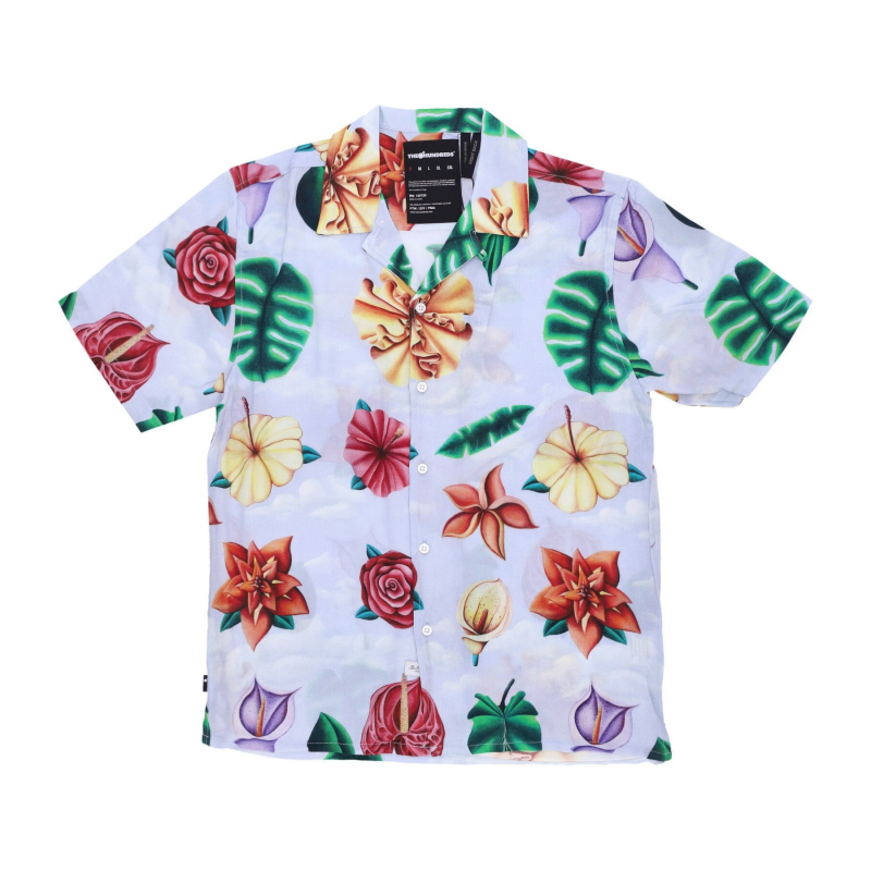 Blooming Woven Herren Kurzarmhemd Hellblau