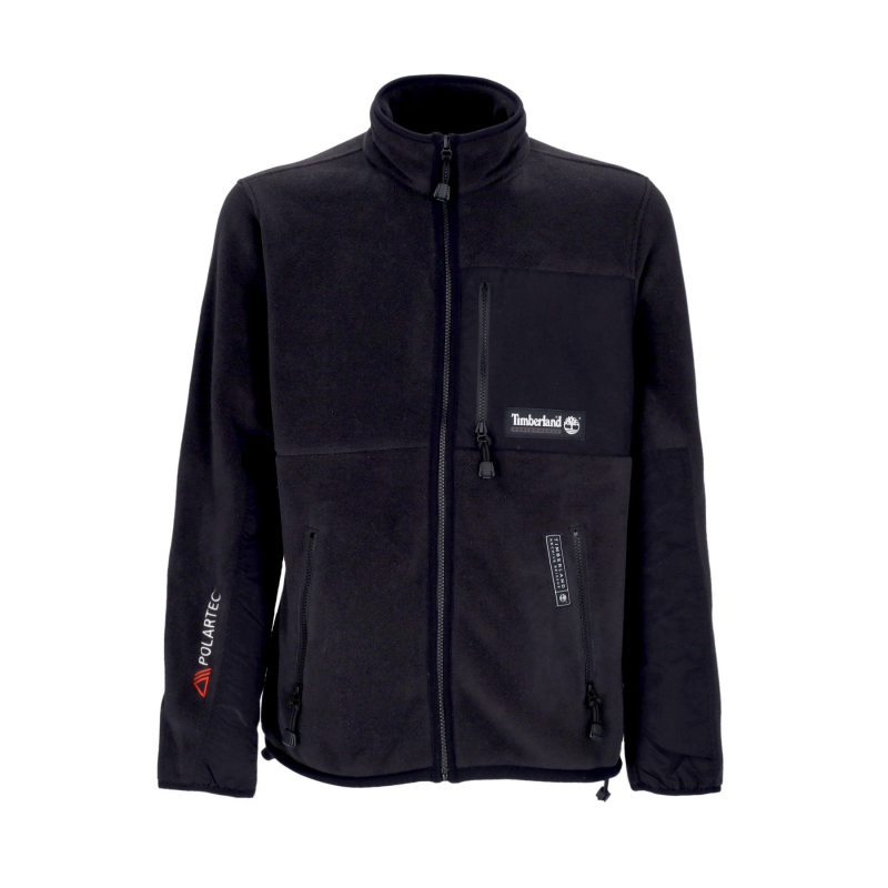 Polartec Fleece Herren Fleecejacke Schwarz