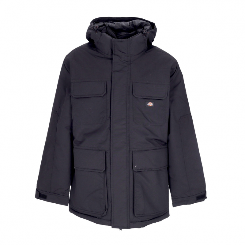 Glacier View Expedition Lange Herrenjacke Schwarz