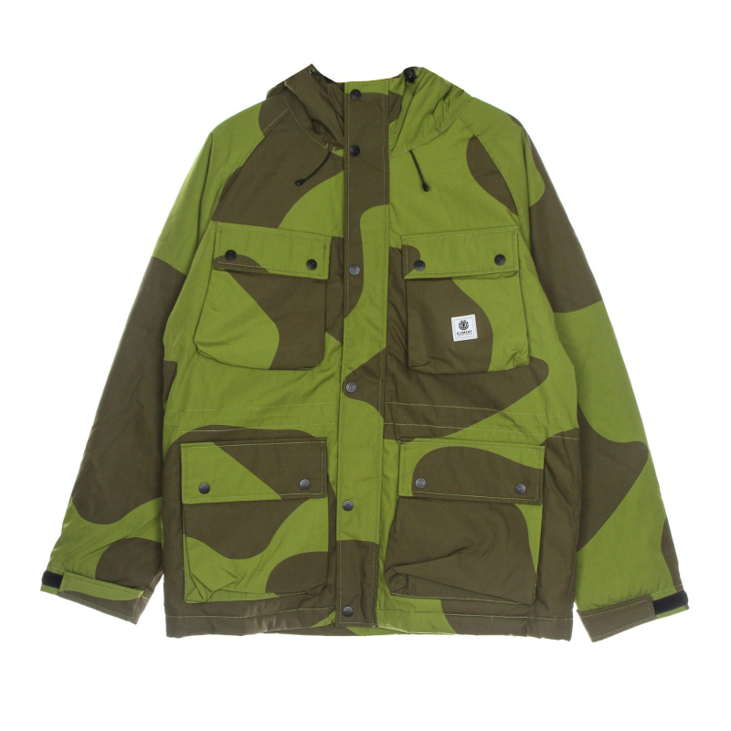 Herren Mountain Parka Camo Jacke
