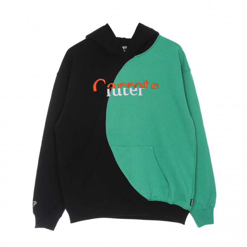 Leichtes Herren-Kapuzenpullover Split Hoodie X Carrots Schwarz