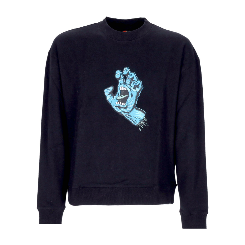 Cabana Hand Crew Leichtes Herren-Sweatshirt mit Rundhalsausschnitt, Schwarz