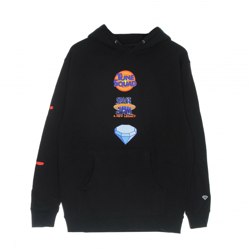 Herren Hook Shot Hoodie X Space Jam 2 Schwarz
