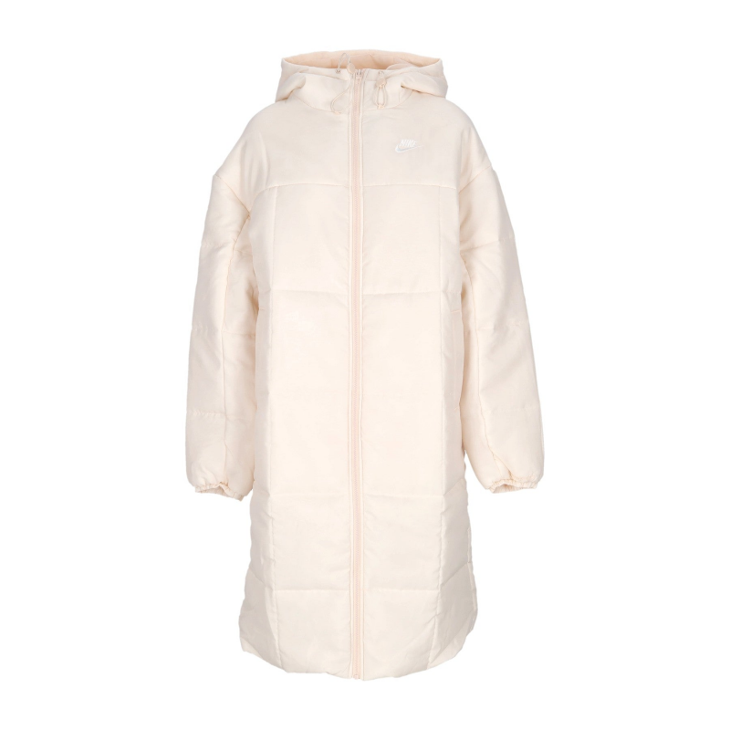 Lange Daunenjacke fur Damen W Thermic Classic Parka Guava Ice/weiB