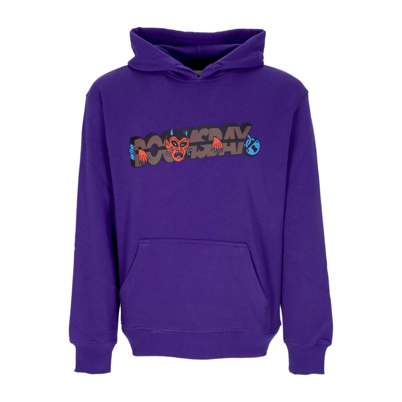 Leichtes Herren-Kapuzenpullover Torture Hoodie Lila