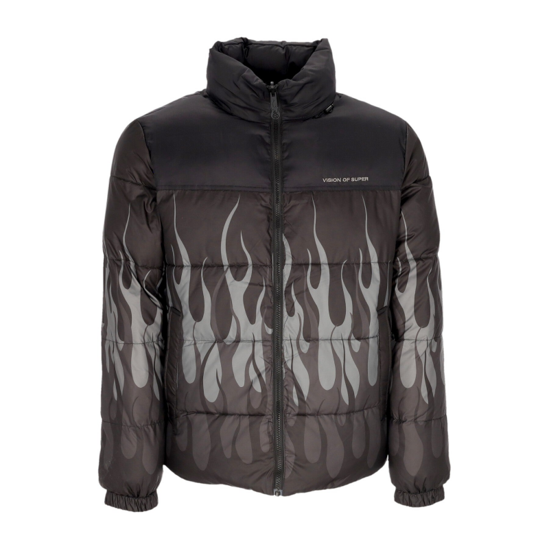 Herren Puffy Jacke schwarz/schwarz