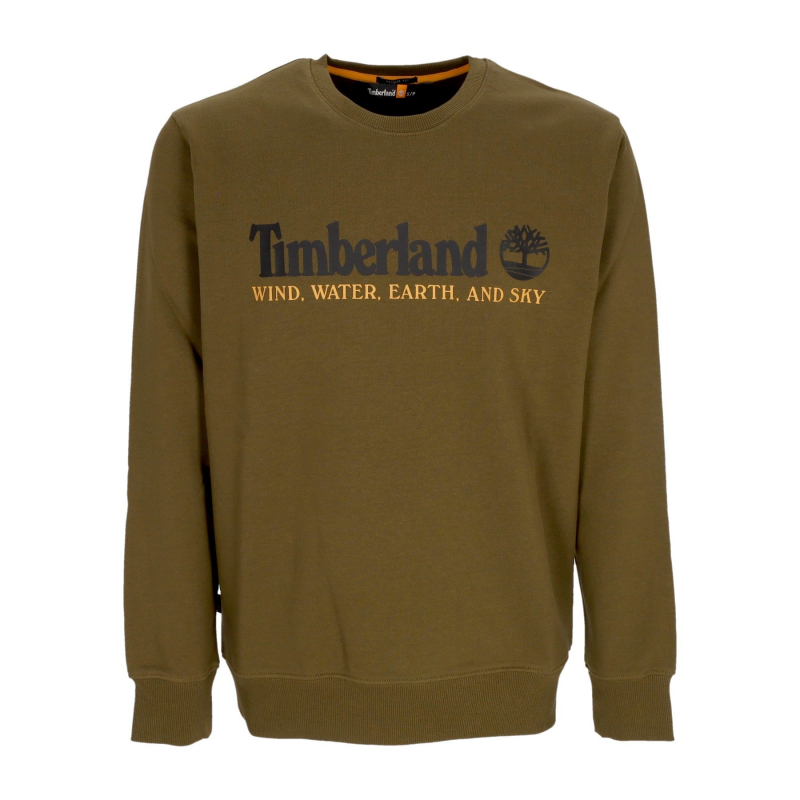 Wwes Crewneck Bb Herren-Sweatshirt mit Rundhalsausschnitt, Dunkeloliv