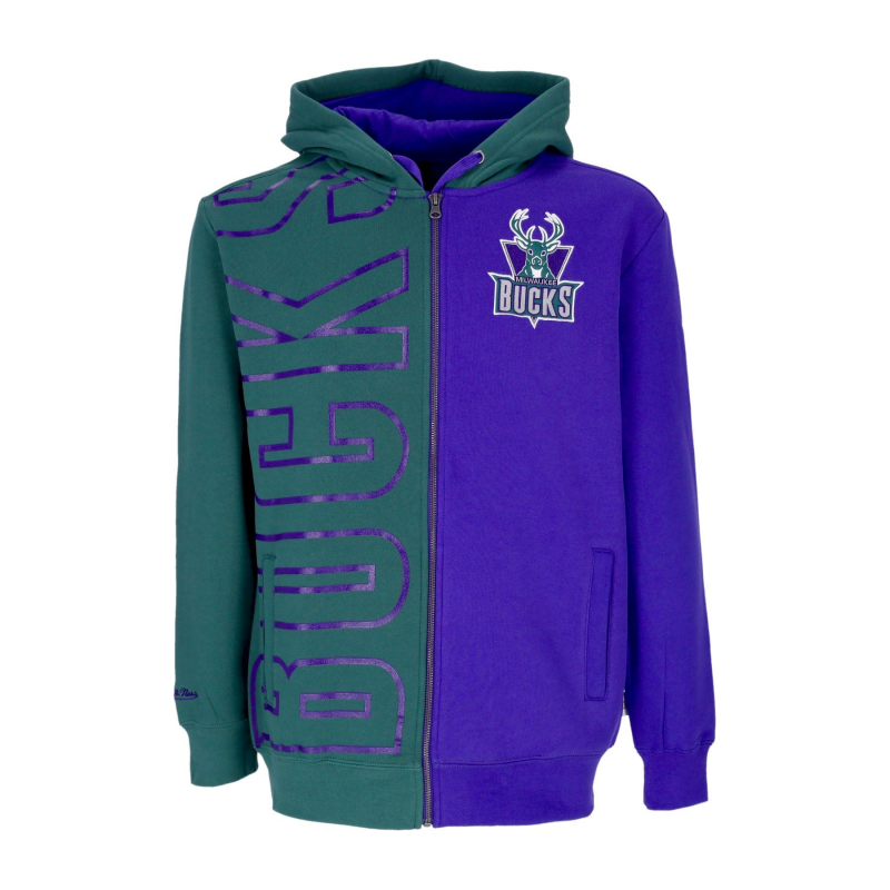 Herren Zip Hoodie Nba Full Zip Fleece 2.0 Hardwood Classics Milbuc Multi