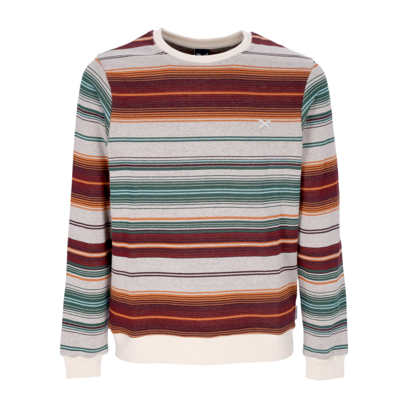 Herren-Pullover „Santo“ in Beige mit Rundhalsausschnitt
