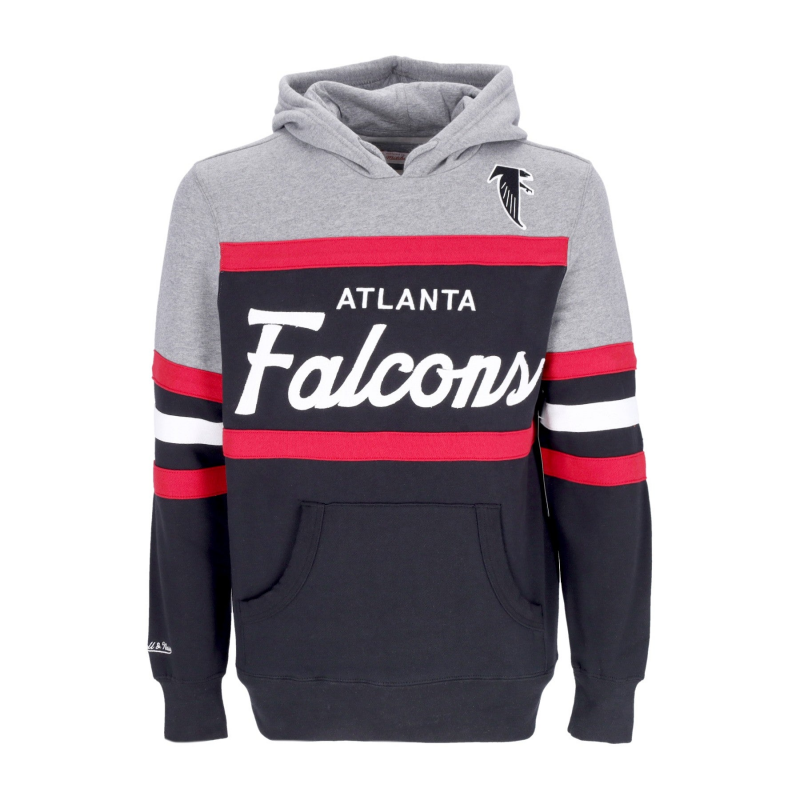 Herren Hoodie Nfl Headcoach Hoodie Atlfal Schwarz
