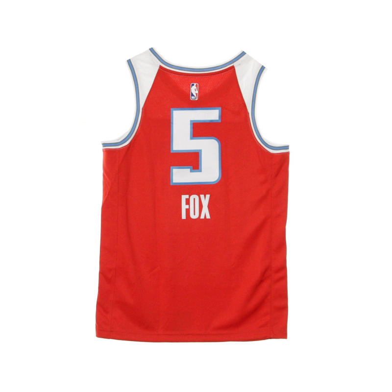 Herren-Basketball-Tanktop NBA Swingman Jersey City Edition Nr. 5 De' Aaron Fox Sackin