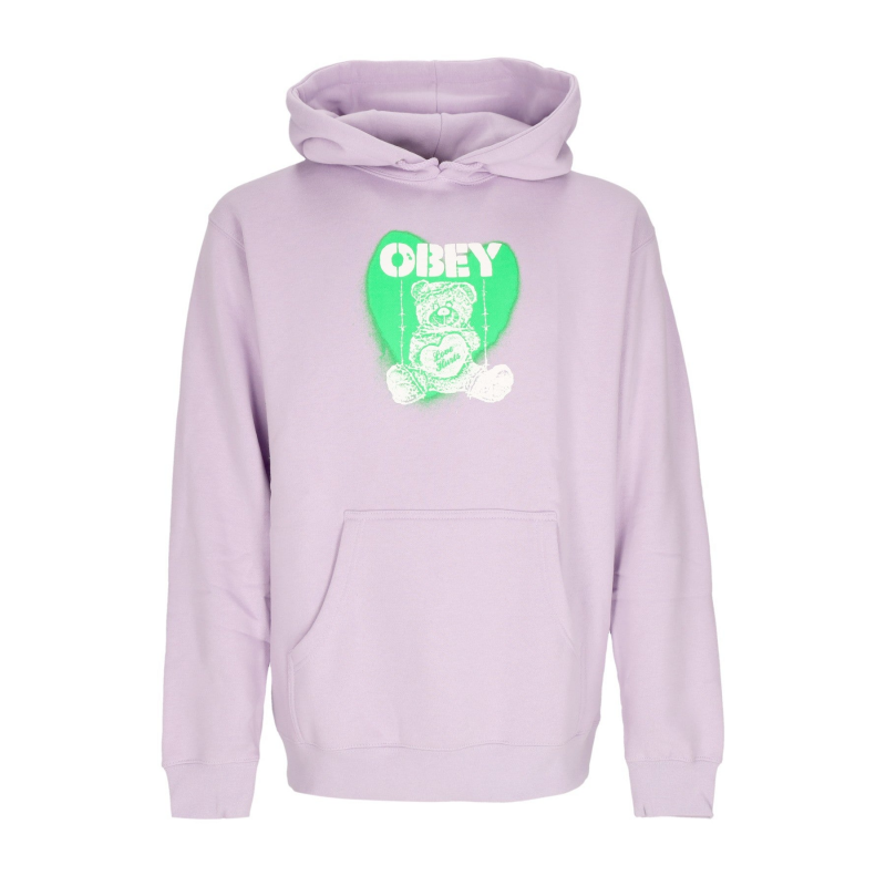 Love Hurts 2 Basic Hooded Fleece Lavendel Damen Kapuzenpullover