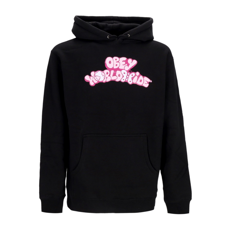 Worldwide Butterfly 2 Basic Hooded Fleece Schwarz Damen Kapuzenpullover