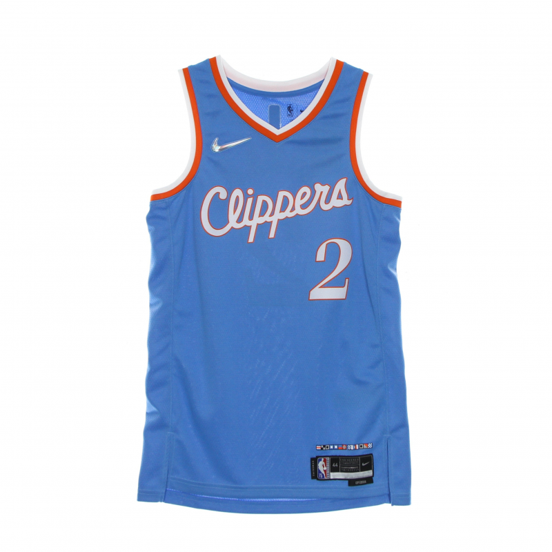 Herren-Basketball-Tanktop Nba Dri Fit Swingman Jersey City Edition Nr. 2 Kawhi Leonard Loscli