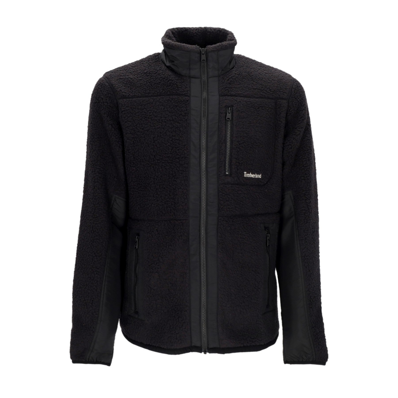 Herren Fleecejacke Mm Sherpa Fleecejacke Schwarz
