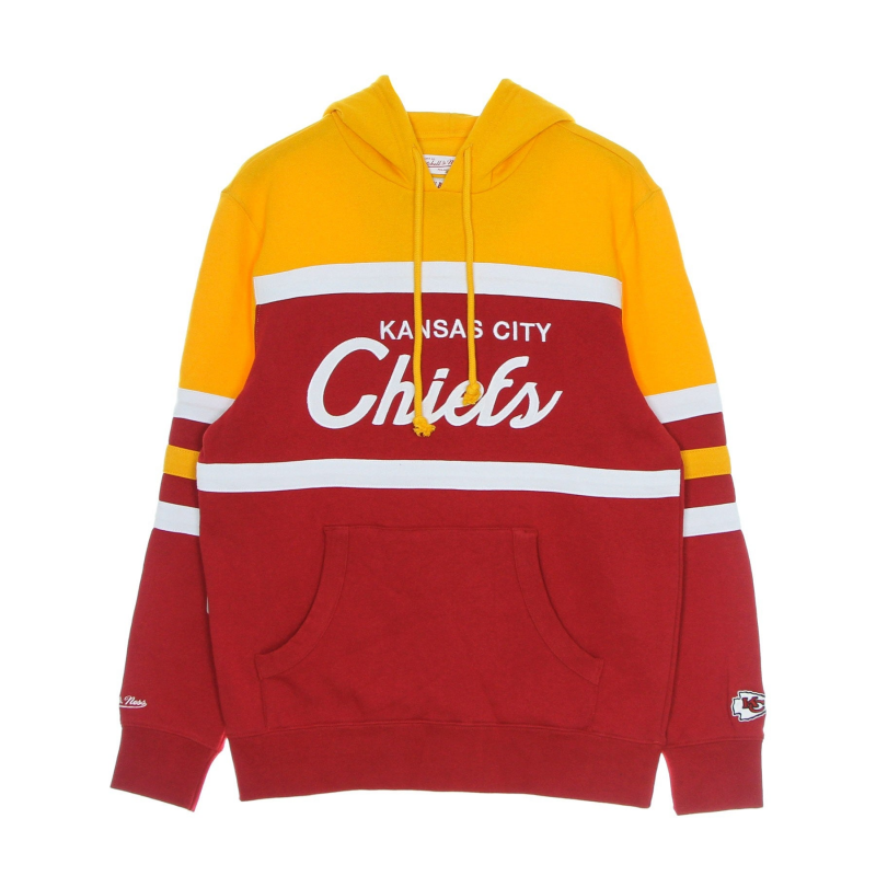 Herren Kapuzenpullover Nfl Head Coach Hoody Kanchi Gold/Rot