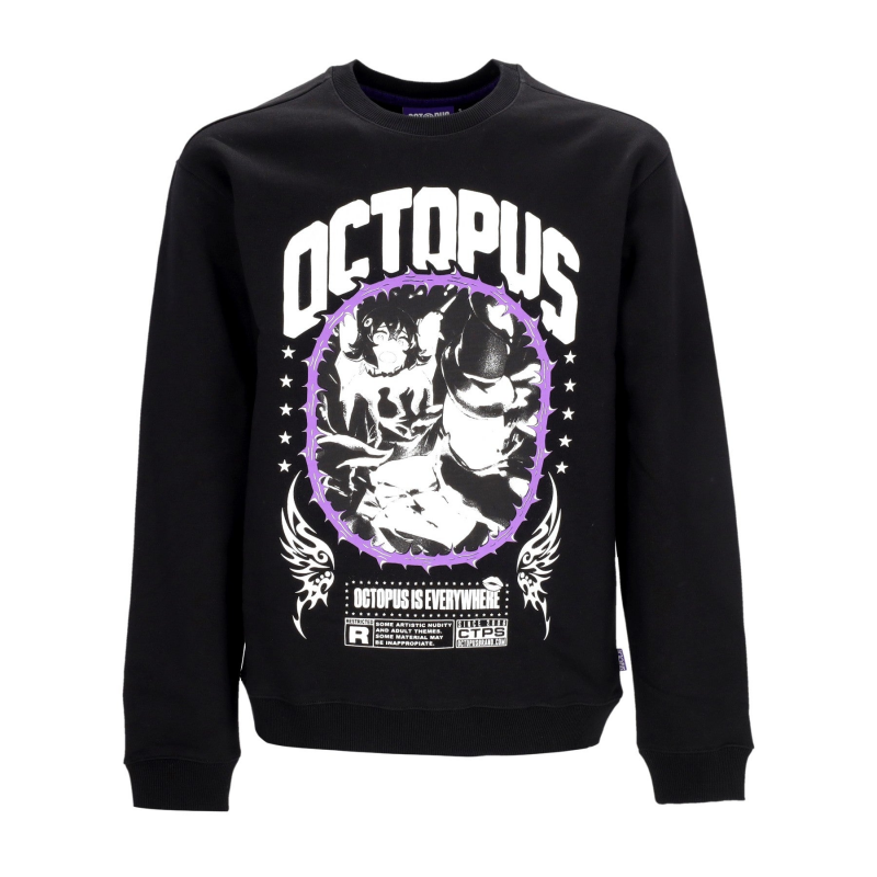 Hentai Thorns Crewneck Herren-Sweatshirt mit Rundhalsausschnitt, Schwarz