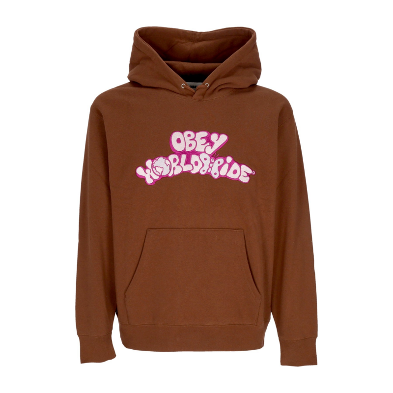 Year Hood Herren-Sweatshirt Sepia